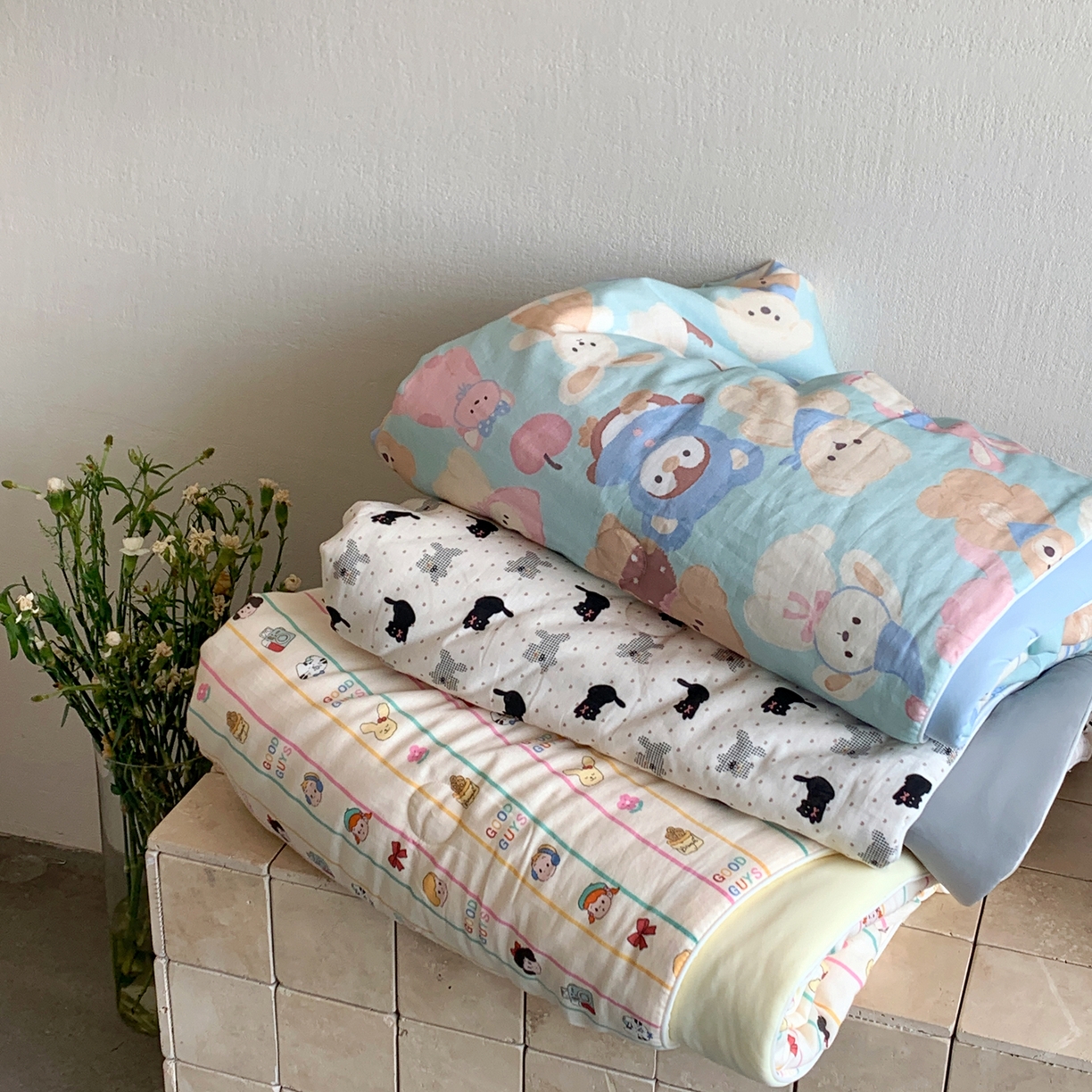 91家纺网 家纺一手货源 找家纺 （总）桃喜 2026新款冰纱夏被夏凉被空调被