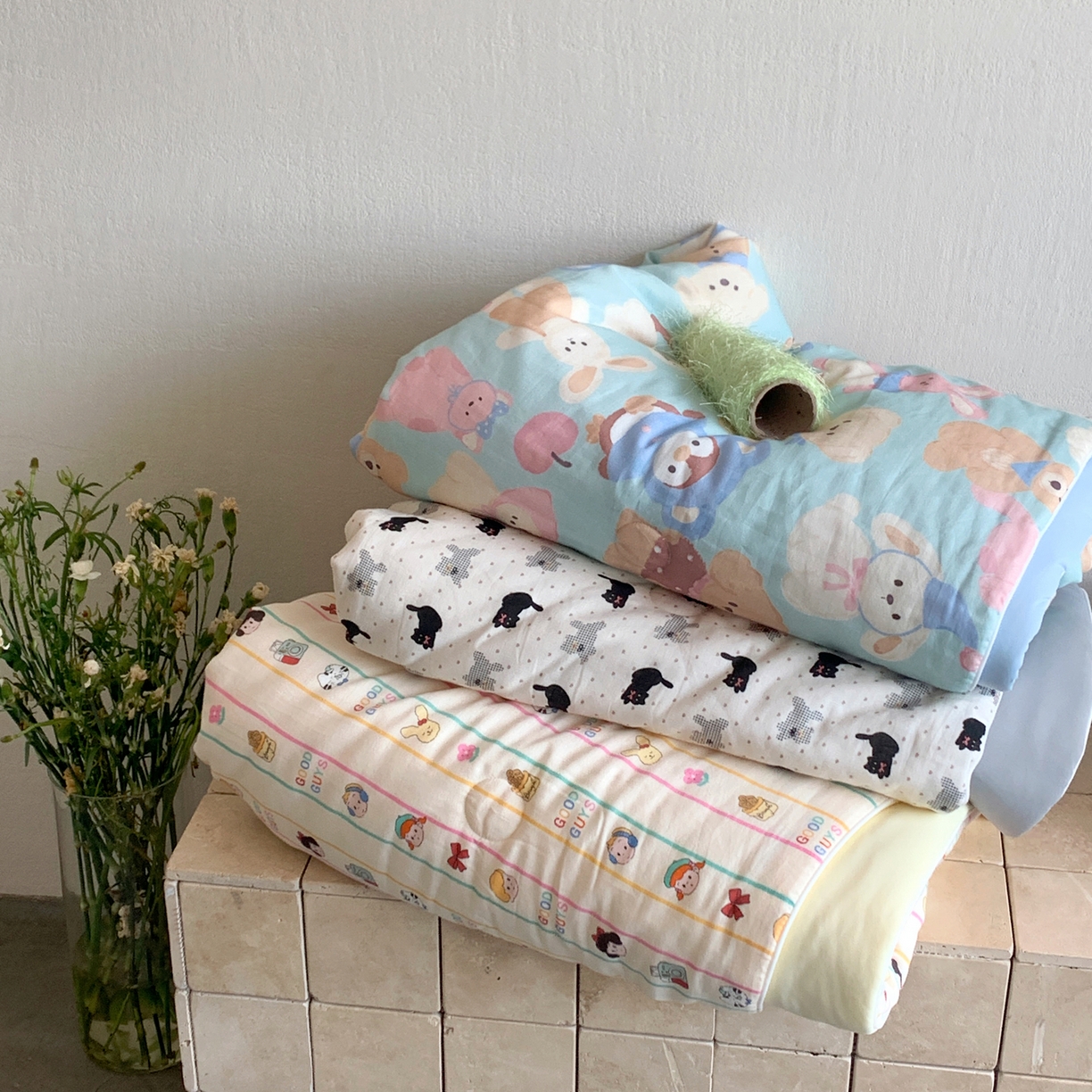 91家纺网 家纺一手货源 找家纺 （总）桃喜 2026新款冰纱夏被夏凉被空调被