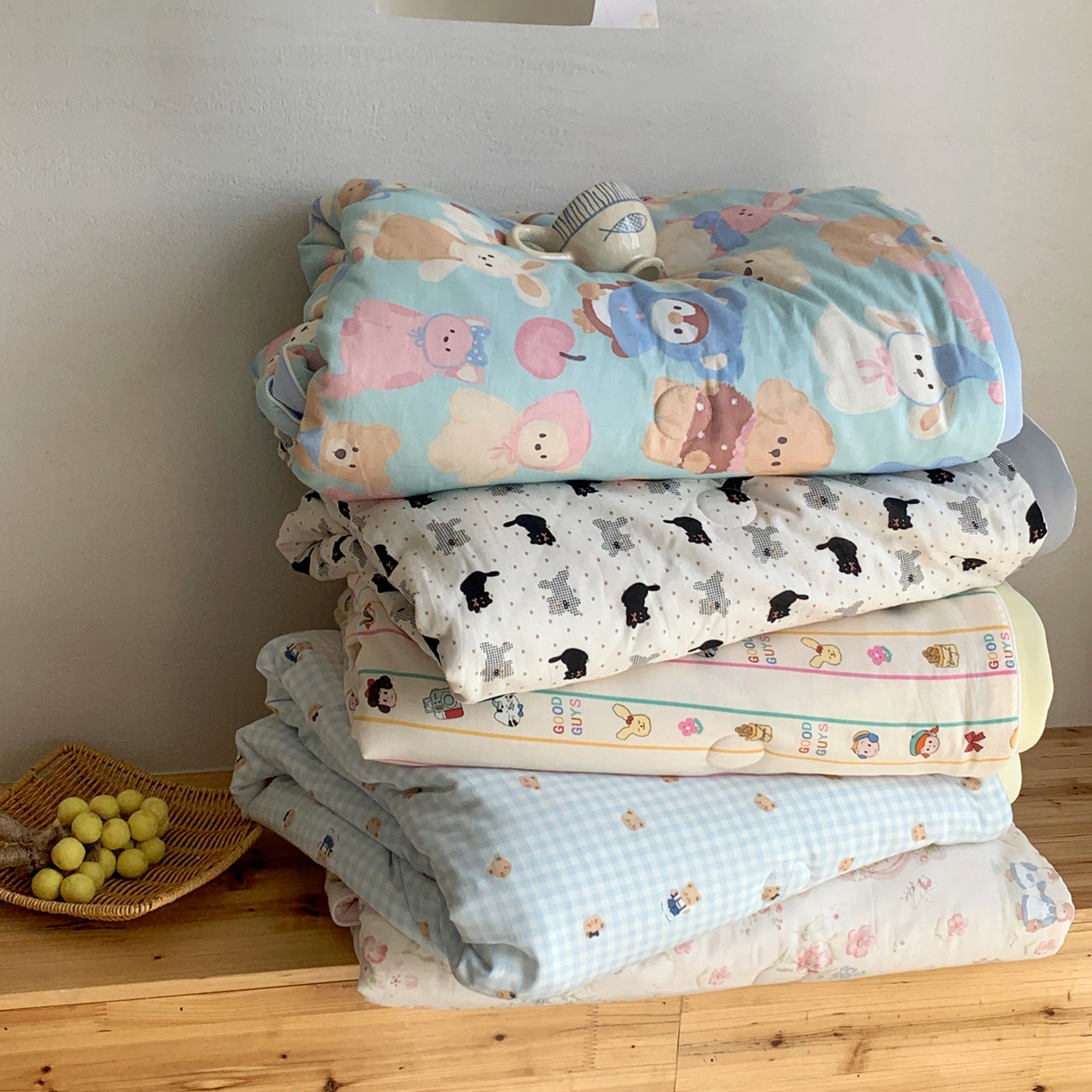 91家纺网 家纺一手货源 找家纺 （总）桃喜 2026新款冰纱夏被夏凉被空调被