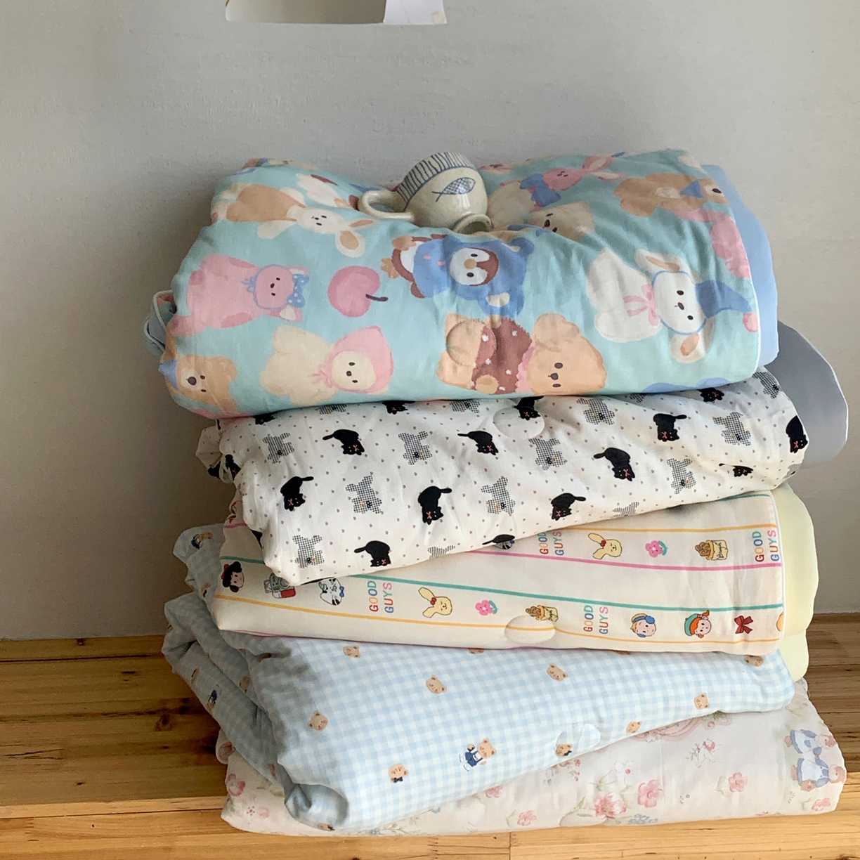 91家纺网 家纺一手货源 找家纺 （总）桃喜 2026新款冰纱夏被夏凉被空调被