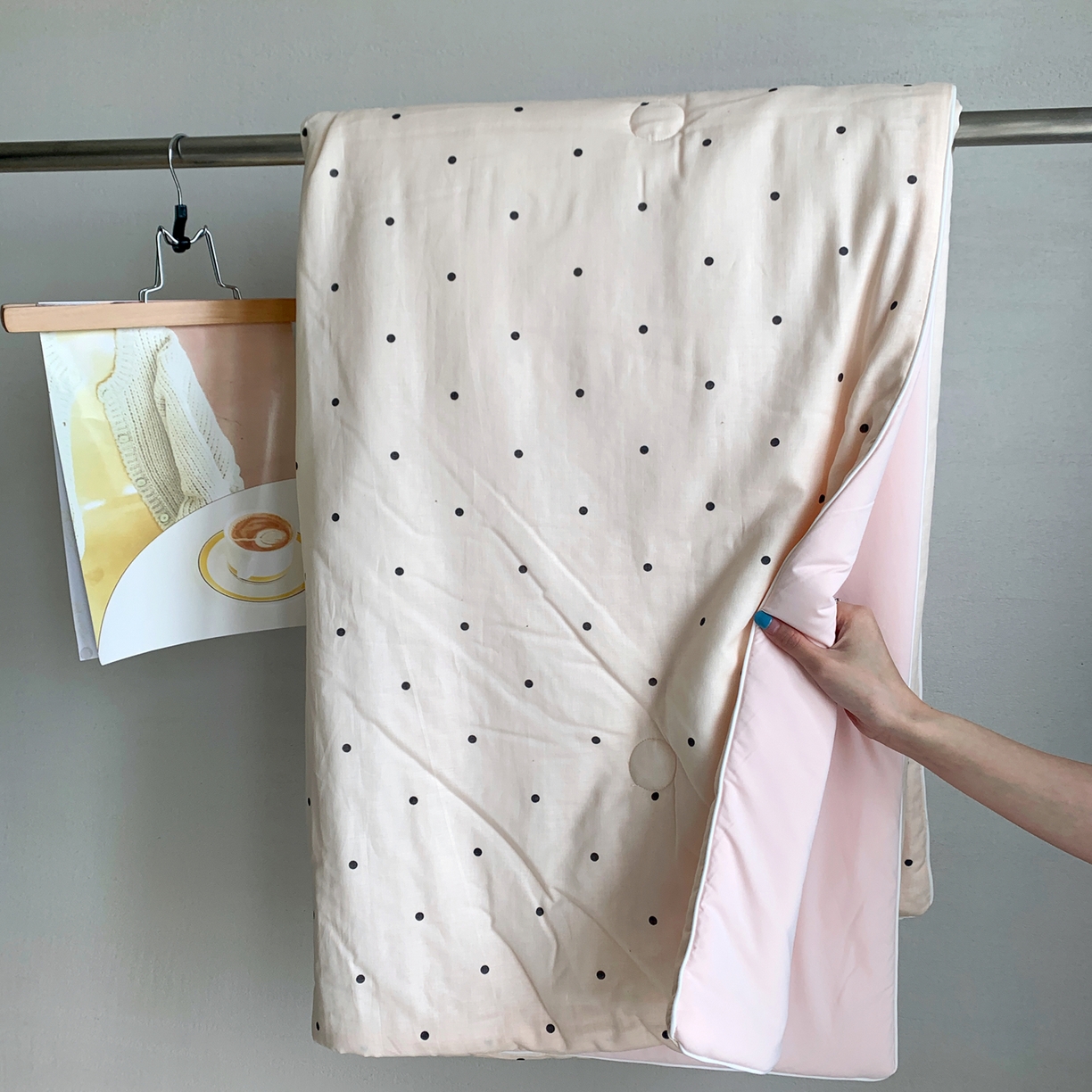 91家纺网 家纺一手货源 找家纺 桃喜 2026新款冰纱夏被夏凉被空调被 赫本粉