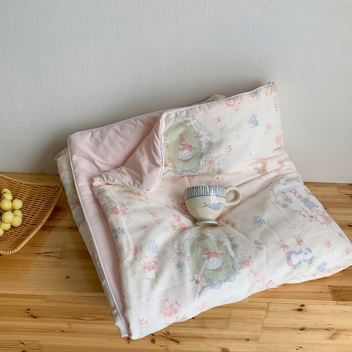 91家纺网 家纺一手货源 找家纺 桃喜 2026新款冰纱夏被夏凉被空调被 爱丽丝