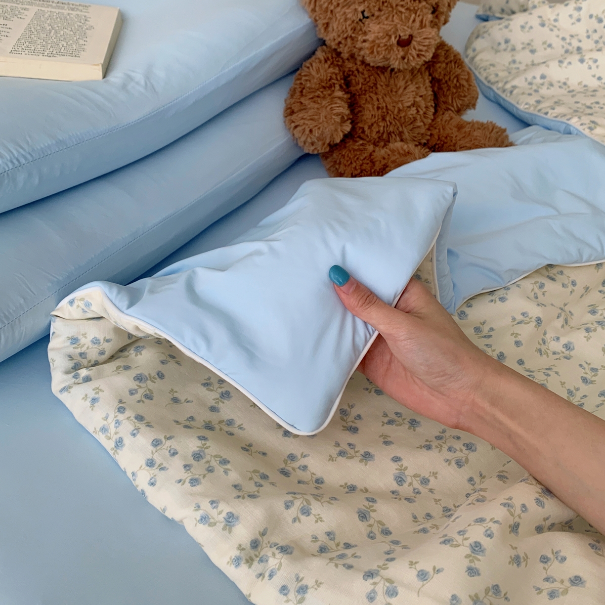 91家纺网 家纺一手货源 找家纺 桃喜 2026新款冰纱夏被夏凉被空调被 风铃草