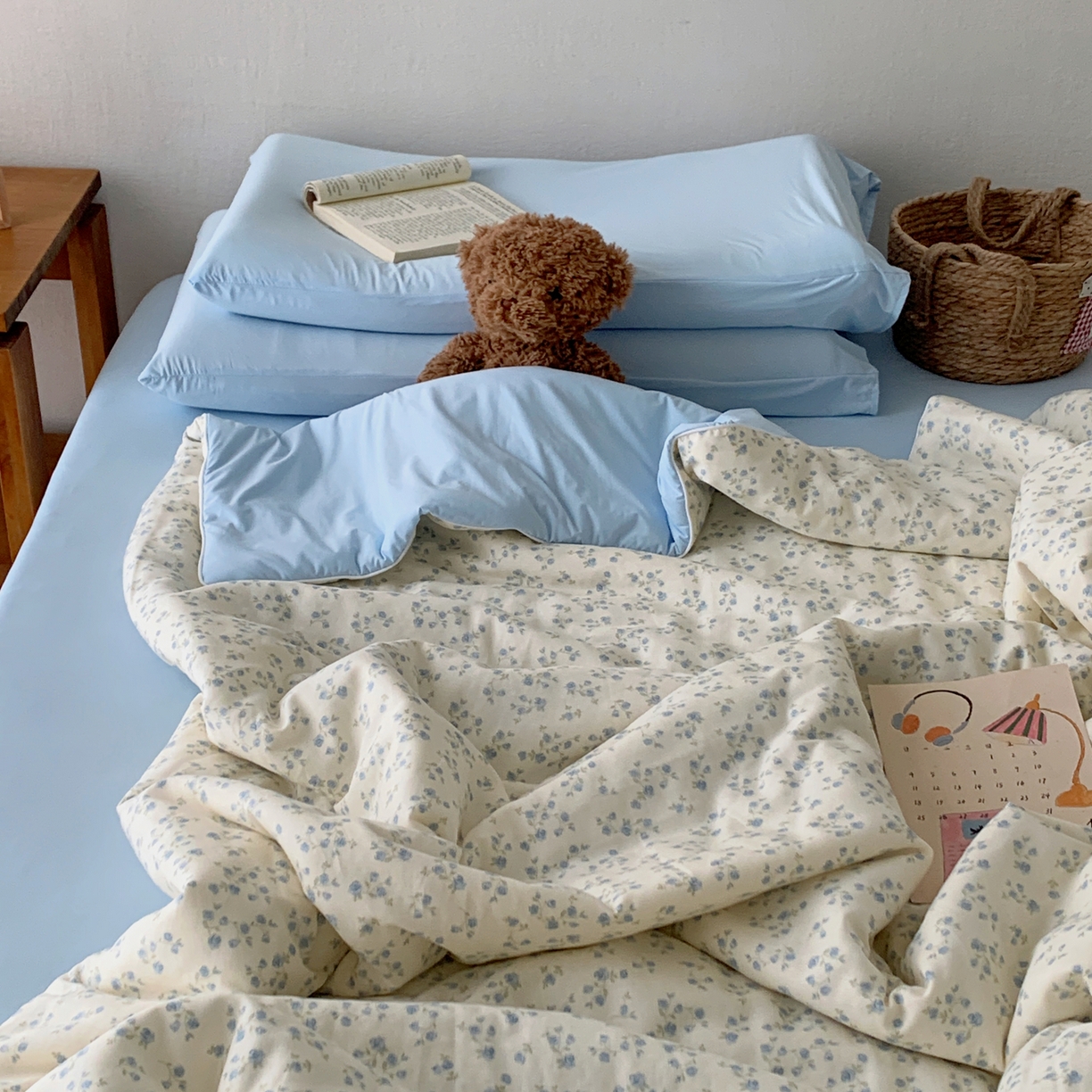 91家纺网 家纺一手货源 找家纺 桃喜 2026新款冰纱夏被夏凉被空调被 风铃草