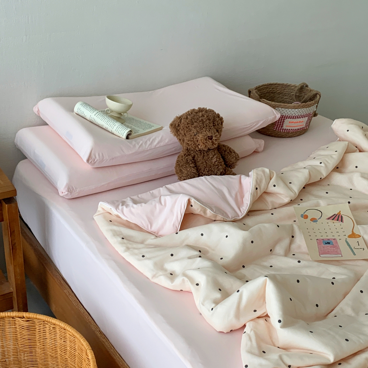 91家纺网 家纺一手货源 找家纺 桃喜 2026新款冰纱夏被夏凉被空调被 赫本粉