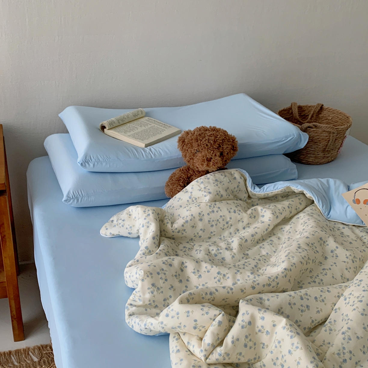 91家纺网 家纺一手货源 找家纺 桃喜 2026新款冰纱夏被夏凉被空调被 风铃草