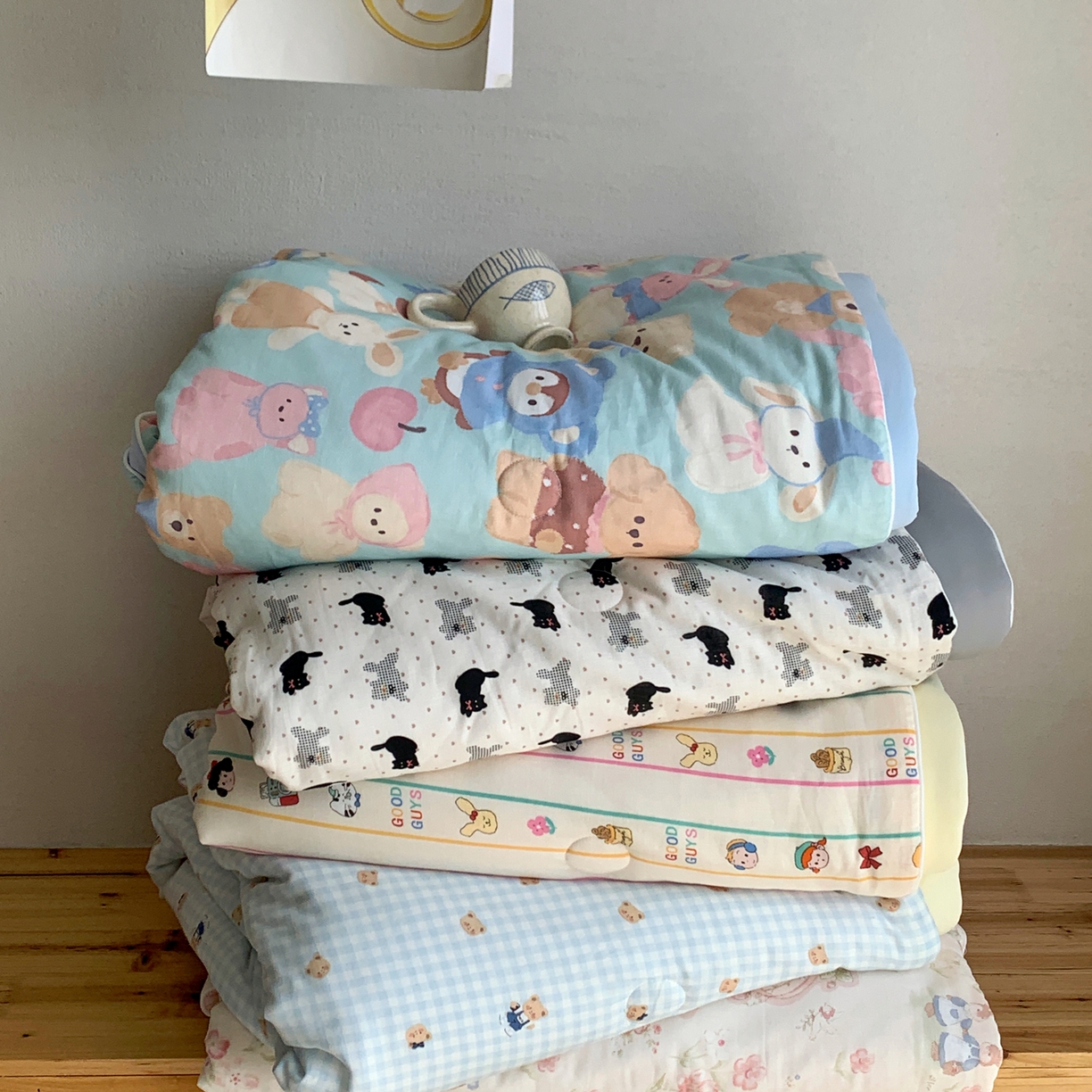 91家纺网 家纺一手货源 找家纺 （总）桃喜 2026新款冰纱夏被夏凉被空调被