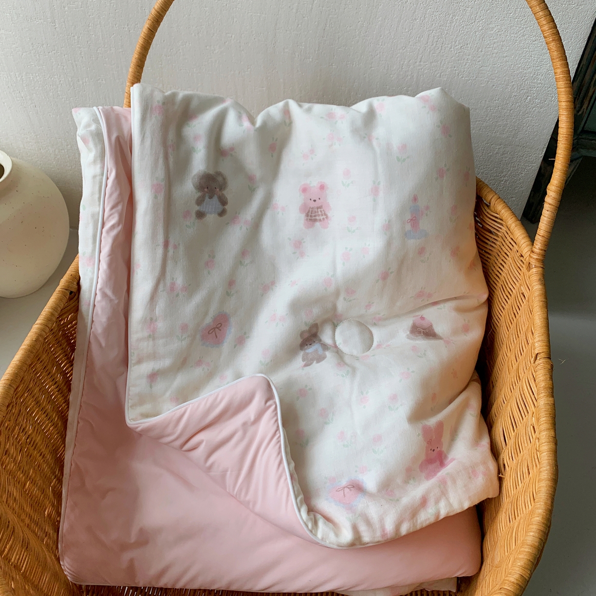 91家纺网 家纺一手货源 找家纺 桃喜 2026新款冰纱夏被夏凉被空调被 碎花动物园