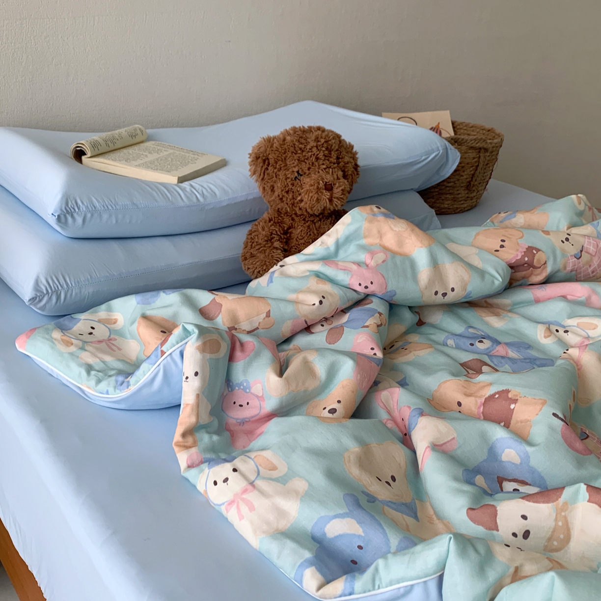 91家纺网 家纺一手货源 找家纺 桃喜 2026新款冰纱夏被夏凉被空调被 童趣乐园