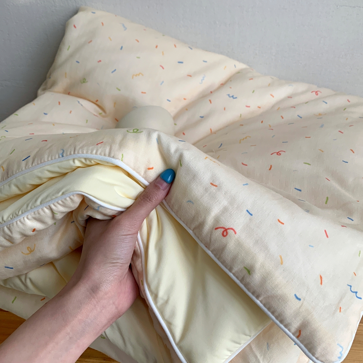 91家纺网 家纺一手货源 找家纺 桃喜 2026新款冰纱夏被夏凉被空调被 奶油派