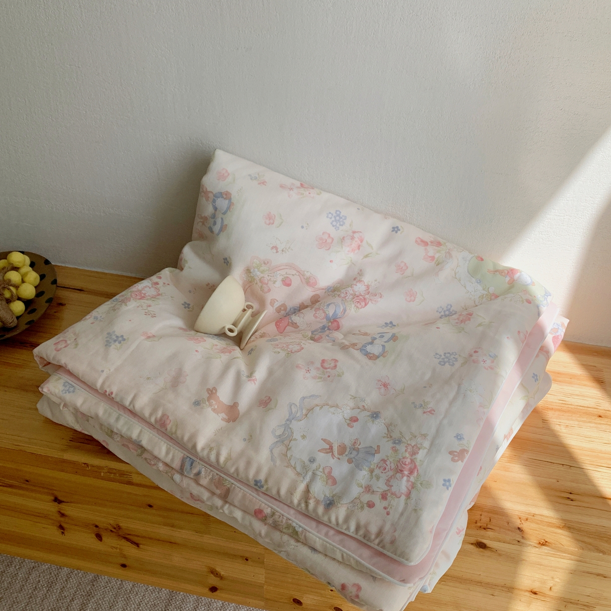 91家纺网 家纺一手货源 找家纺 桃喜 2026新款冰纱夏被夏凉被空调被 爱丽丝