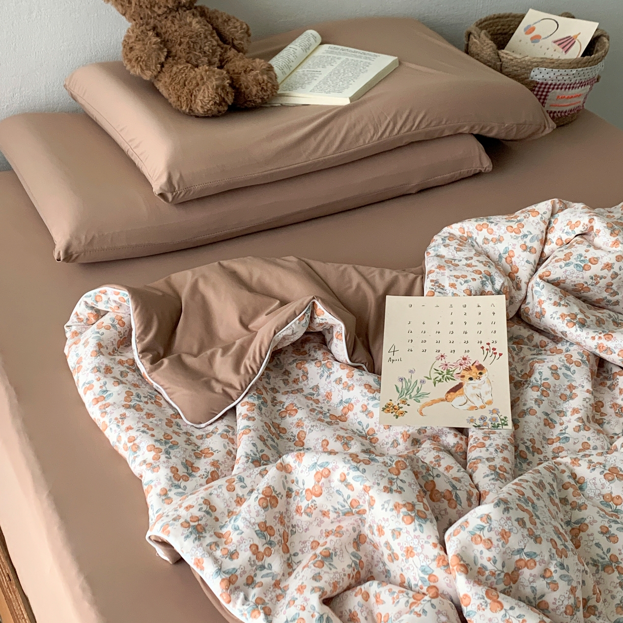 91家纺网 家纺一手货源 找家纺 桃喜 2026新款冰纱夏被夏凉被空调被 柿柿如意