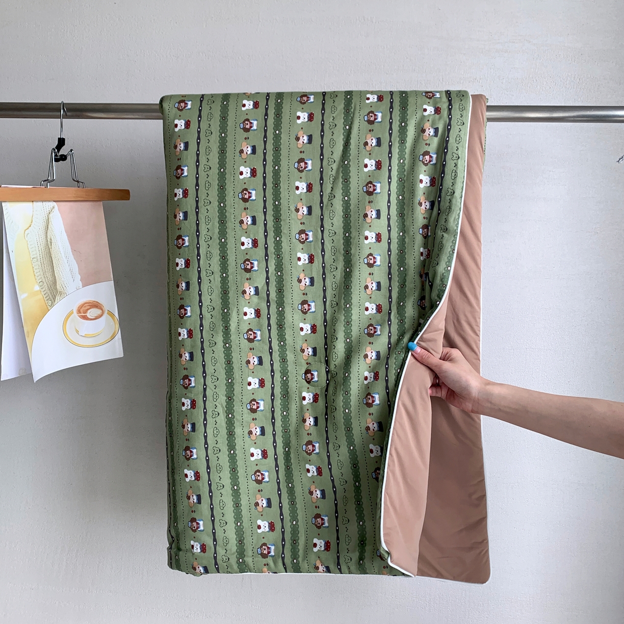 91家纺网 家纺一手货源 找家纺 桃喜 2026新款冰纱夏被夏凉被空调被 森系小狗