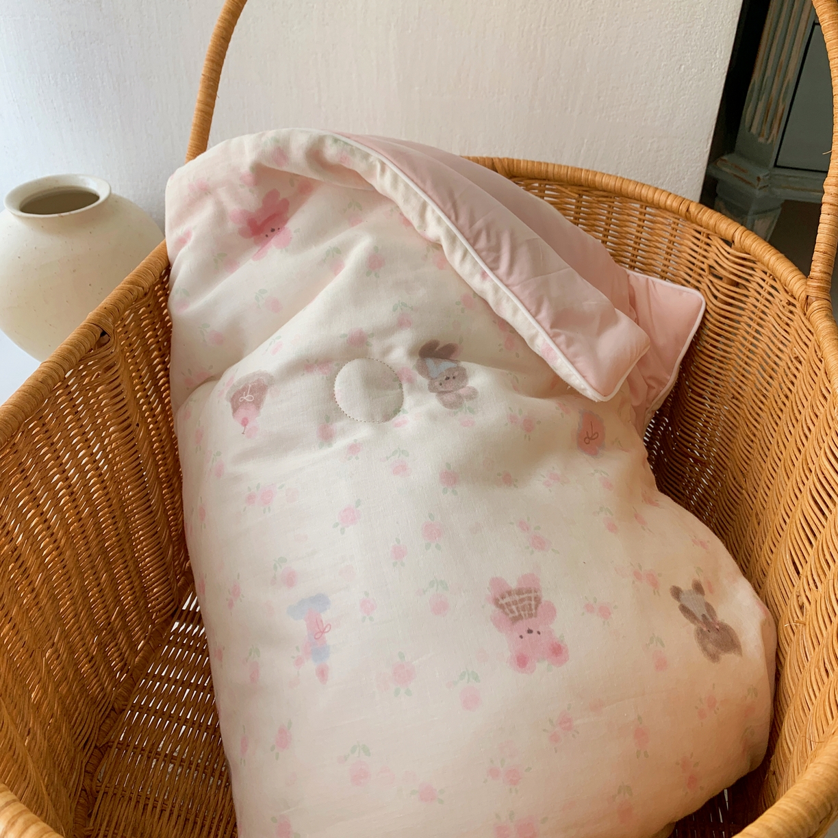 91家纺网 家纺一手货源 找家纺 桃喜 2026新款冰纱夏被夏凉被空调被 碎花动物园