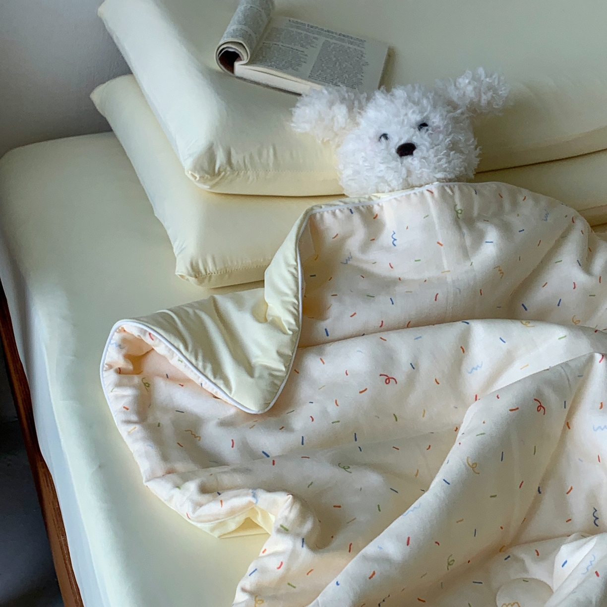 91家纺网 家纺一手货源 找家纺 桃喜 2026新款冰纱夏被夏凉被空调被 奶油派