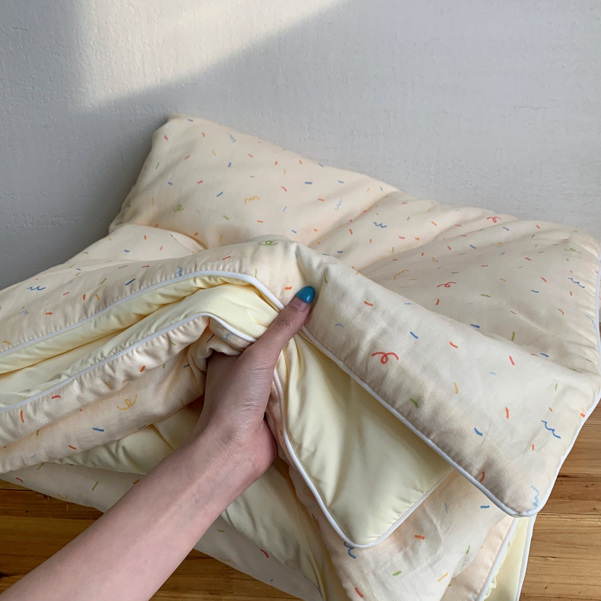 91家纺网 家纺一手货源 找家纺 桃喜 2026新款冰纱夏被夏凉被空调被 奶油派