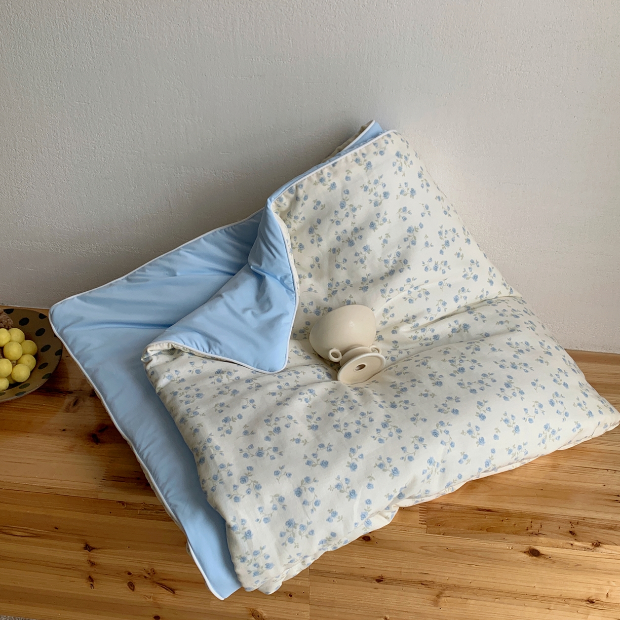 91家纺网 家纺一手货源 找家纺 桃喜 2026新款冰纱夏被夏凉被空调被 风铃草