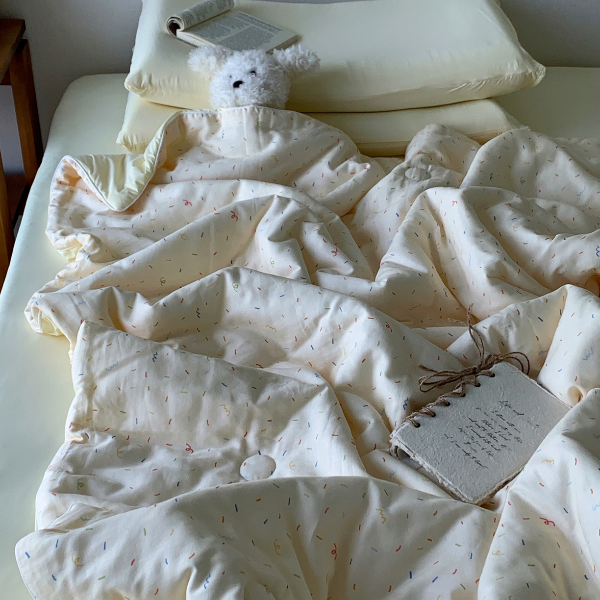 91家纺网 家纺一手货源 找家纺 桃喜 2026新款冰纱夏被夏凉被空调被 奶油派