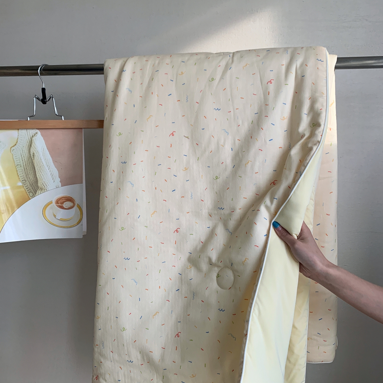 91家纺网 家纺一手货源 找家纺 桃喜 2026新款冰纱夏被夏凉被空调被 奶油派