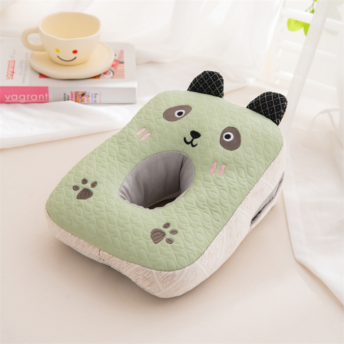 91家纺网 家纺一手货源 找家纺 （总）仁宇枕业 2026新款新品幼儿园学生儿童青少年清凉豆豆插手款儿童午休午睡枕头枕芯