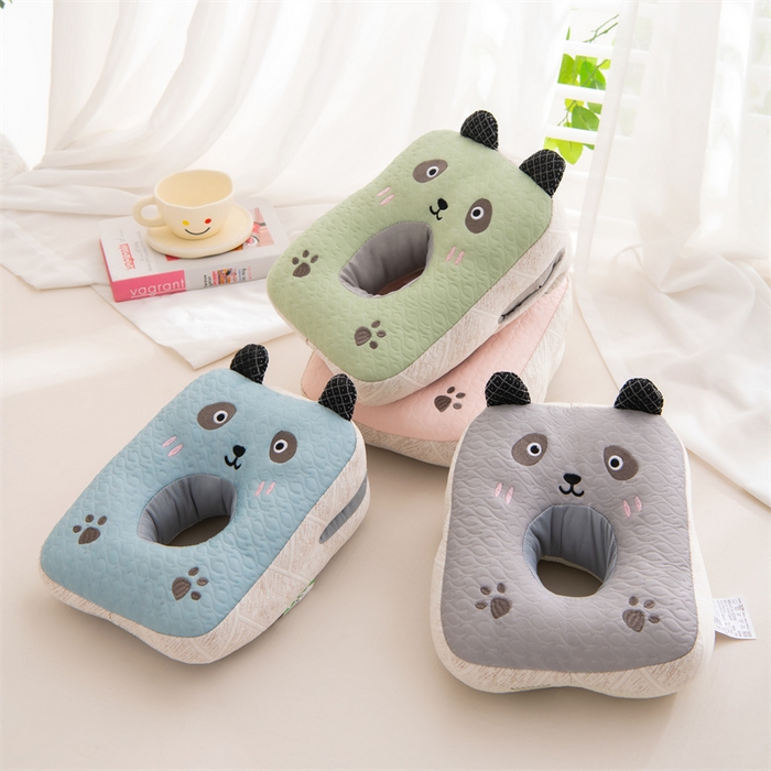 91家纺网 家纺一手货源 找家纺 （总）仁宇枕业 2026新款新品幼儿园学生儿童青少年清凉豆豆插手款儿童午休午睡枕头枕芯