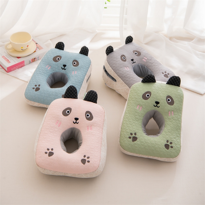 91家纺网 家纺一手货源 找家纺 （总）仁宇枕业 2026新款新品幼儿园学生儿童青少年清凉豆豆插手款儿童午休午睡枕头枕芯