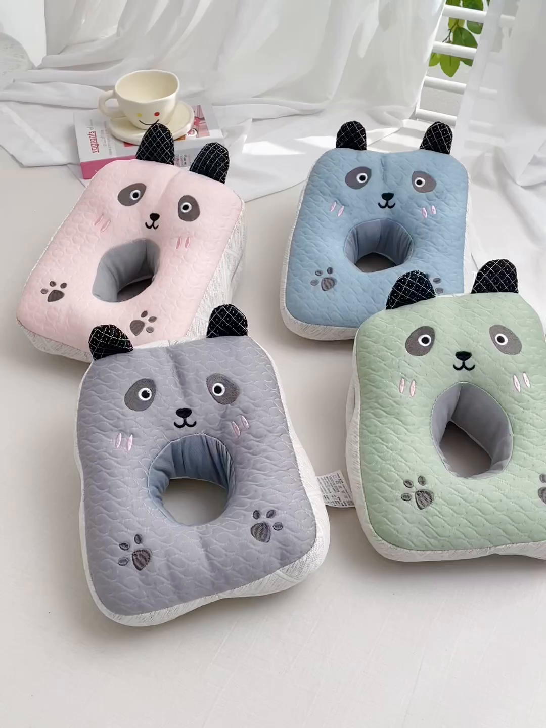 91家纺网 家纺一手货源 找家纺 （总）仁宇枕业 2026新款新品幼儿园学生儿童青少年清凉豆豆插手款儿童午休午睡枕头枕芯