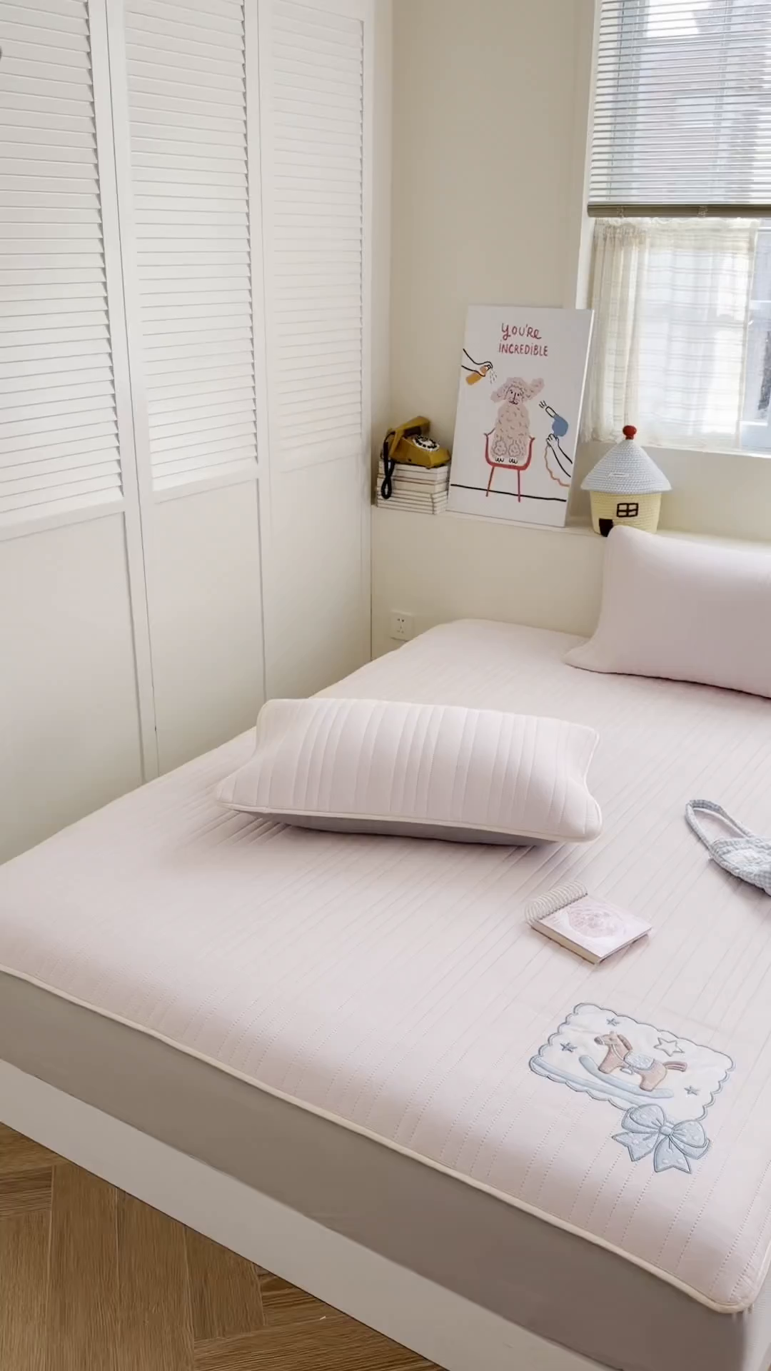 91家纺网 家纺一手货源 找家纺 TT.one 塔塔家居 2026新款A类夏日裸感凉感夏凉垫--小马系列 小马-少女粉