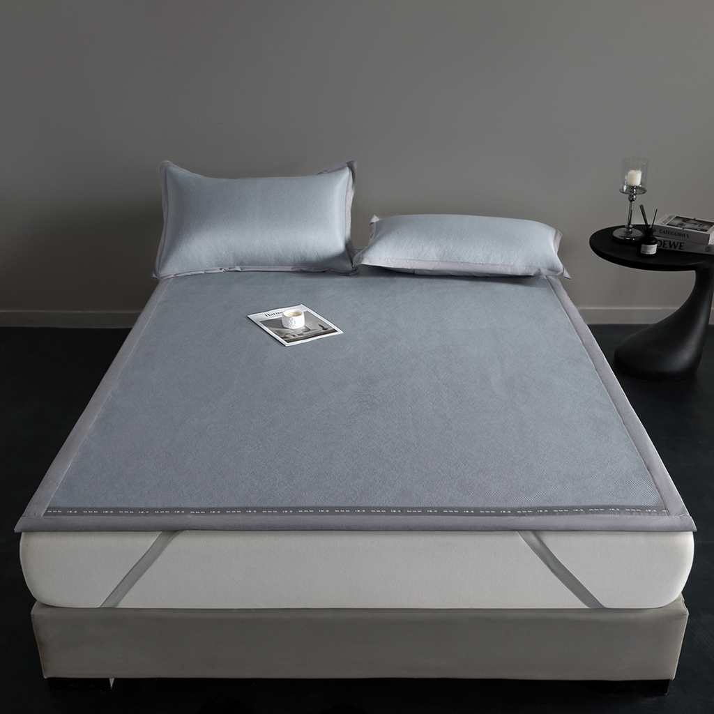 91家纺网 家纺一手货源 找家纺 （总）印季家纺 2026新款可水洗织带款凉感冰藤软席