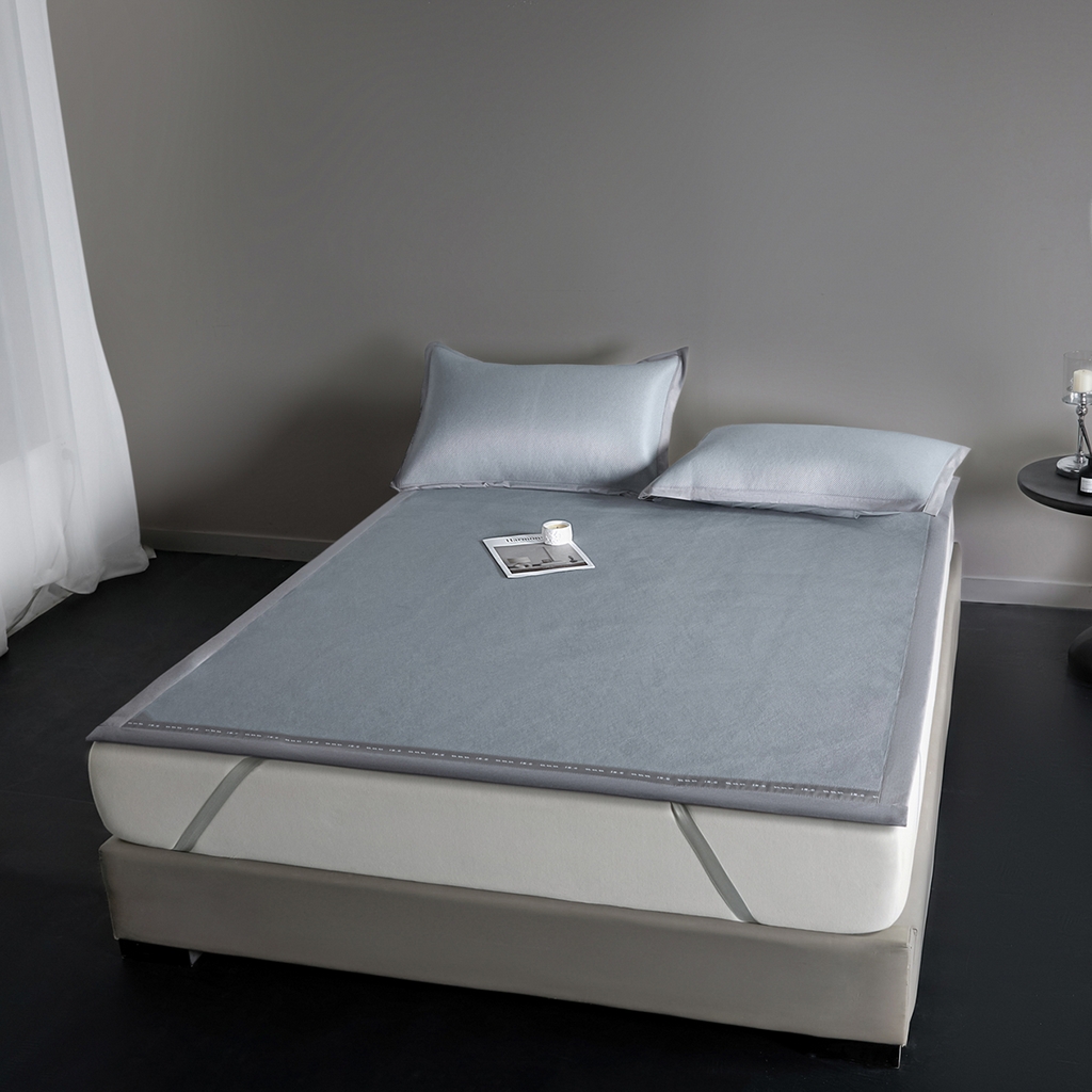 91家纺网 家纺一手货源 找家纺 （总）印季家纺 2026新款可水洗织带款凉感冰藤软席