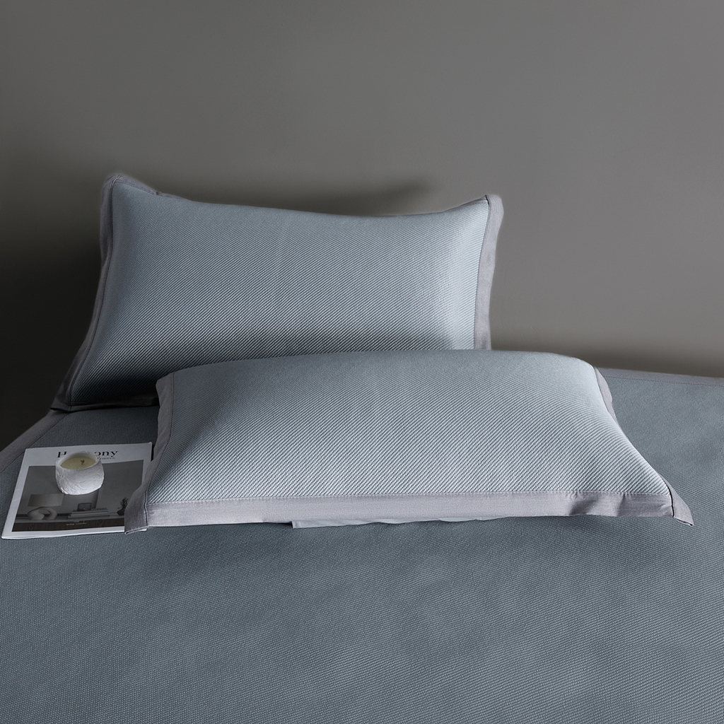 91家纺网 家纺一手货源 找家纺 （总）印季家纺 2026新款可水洗织带款凉感冰藤软席