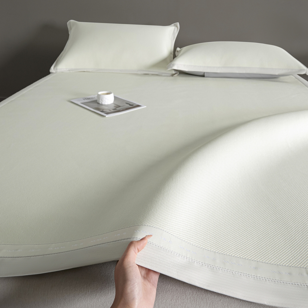 印季家纺 2026新款可水洗织带款凉感冰藤软席 米黄