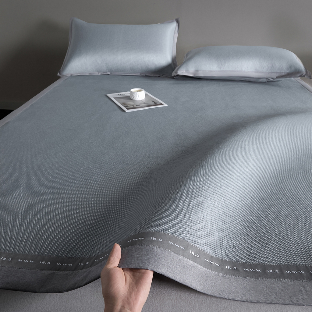 印季家纺 2026新款可水洗织带款凉感冰藤软席 深灰