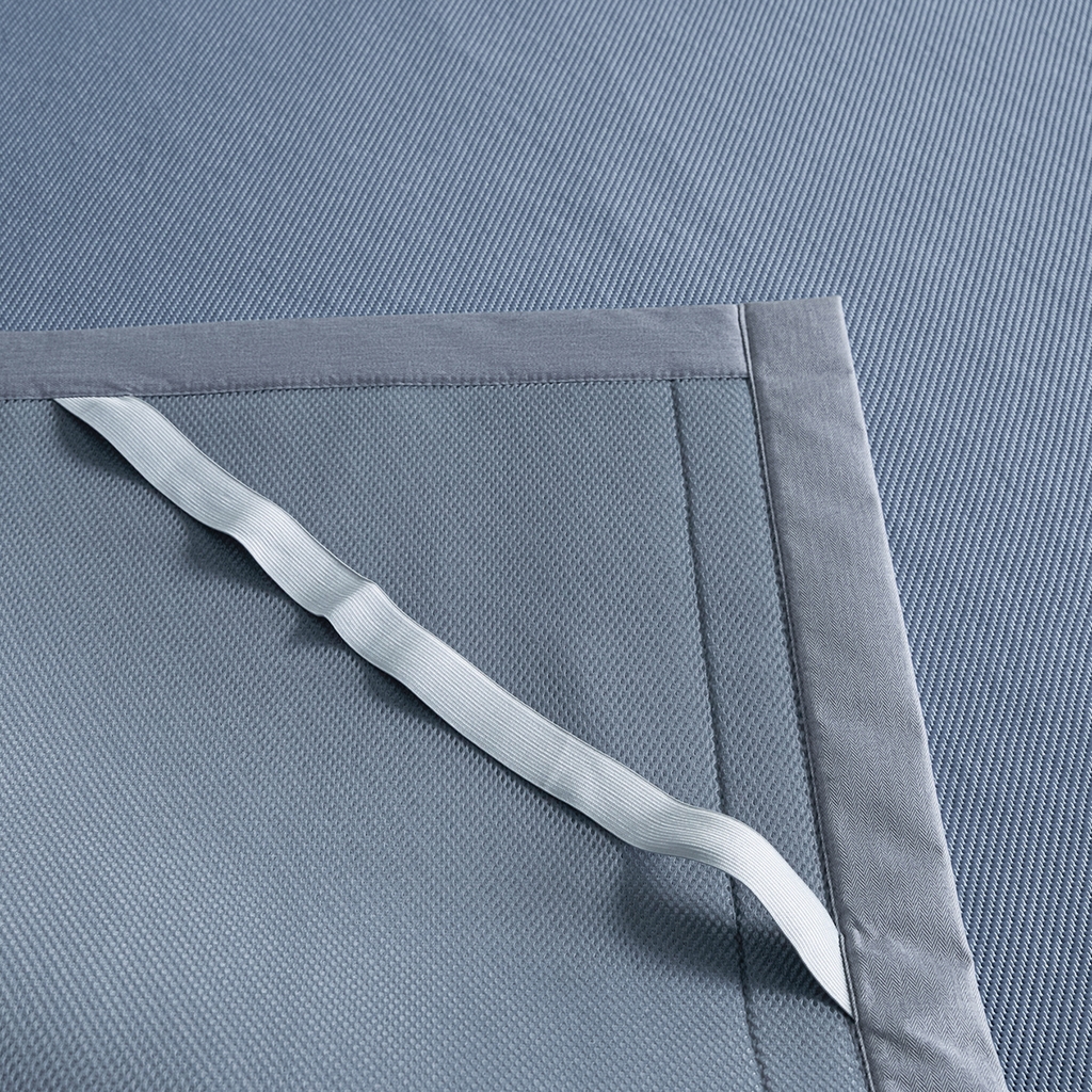 91家纺网 家纺一手货源 找家纺 印季家纺 2026新款可水洗织带款凉感冰藤软席 深蓝