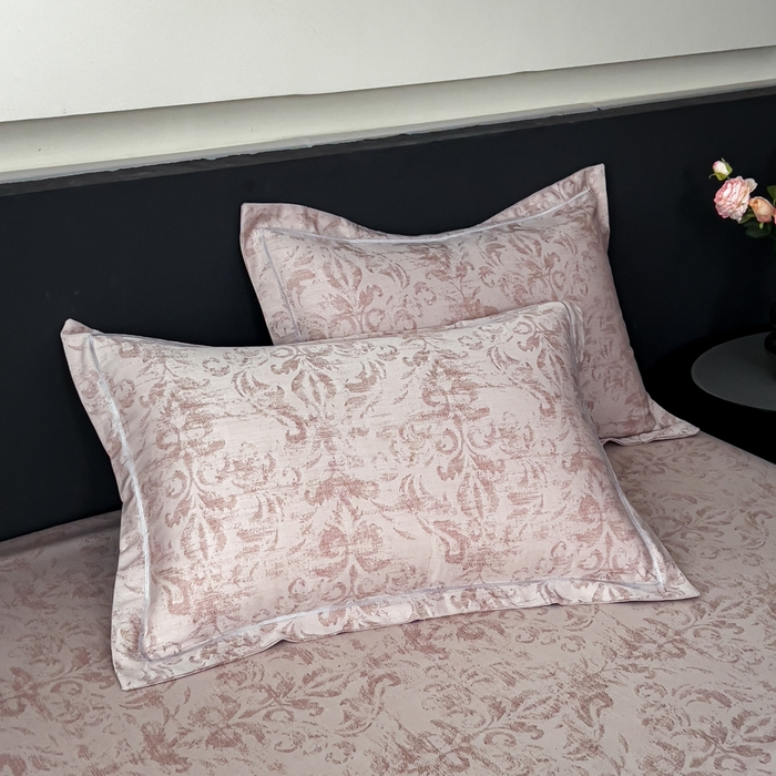 91家纺网 家纺一手货源 找家纺 印季家纺 2026新款色织提花100%竹纤维床单凉席 时光之谜-罗汉果