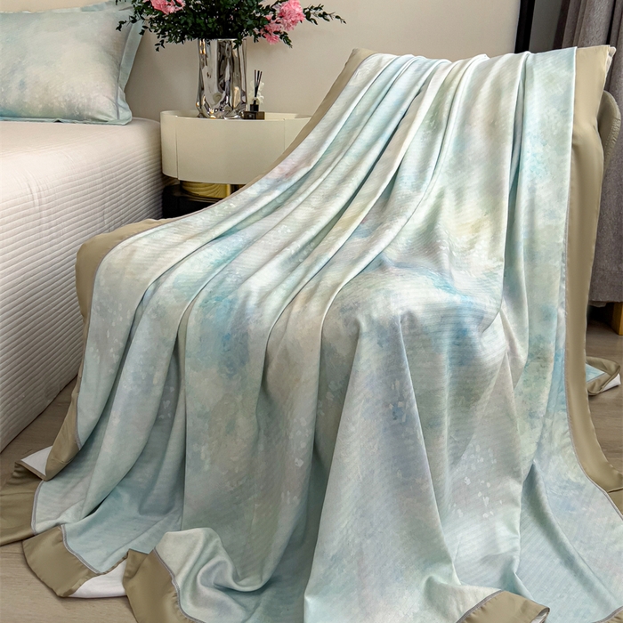 91家纺网 家纺一手货源 找家纺 （总）印季家纺 2026新款数码印花竹纤维+莱赛尔床单凉席