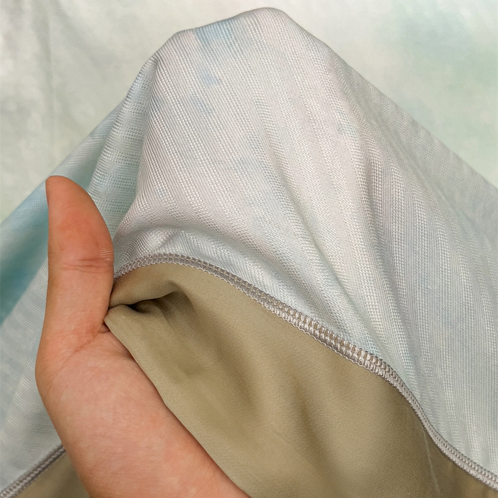 91家纺网 家纺一手货源 找家纺 印季家纺 2026新款数码印花竹纤维+莱赛尔床单凉席 春意盎然