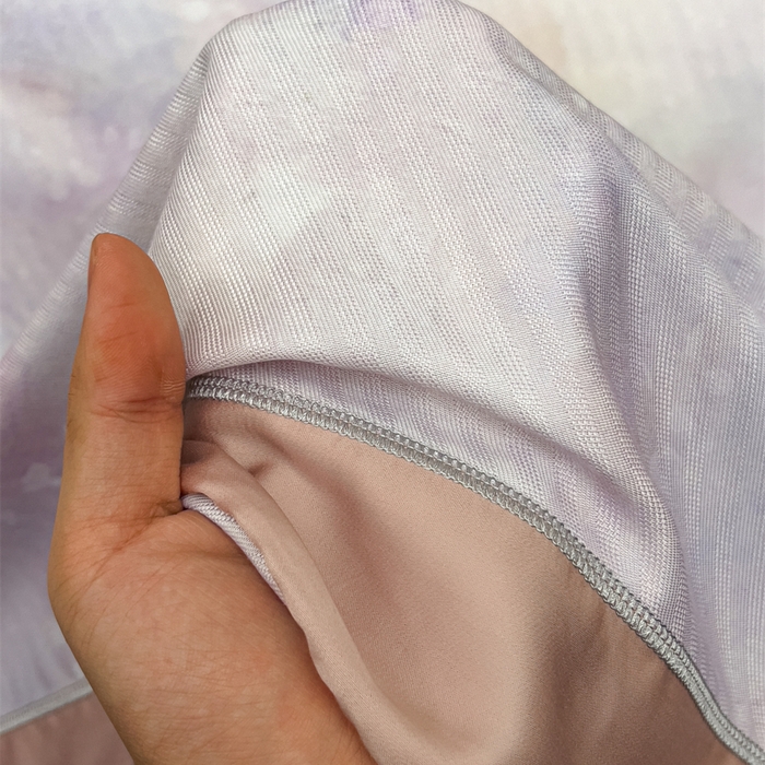 91家纺网 家纺一手货源 找家纺 印季家纺 2026新款数码印花竹纤维+莱赛尔床单凉席 花花世界