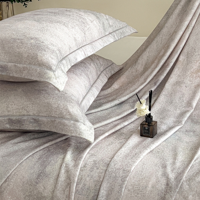 91家纺网 家纺一手货源 找家纺 印季家纺 2026新款数码印花竹纤维+莱赛尔床单凉席 漫山