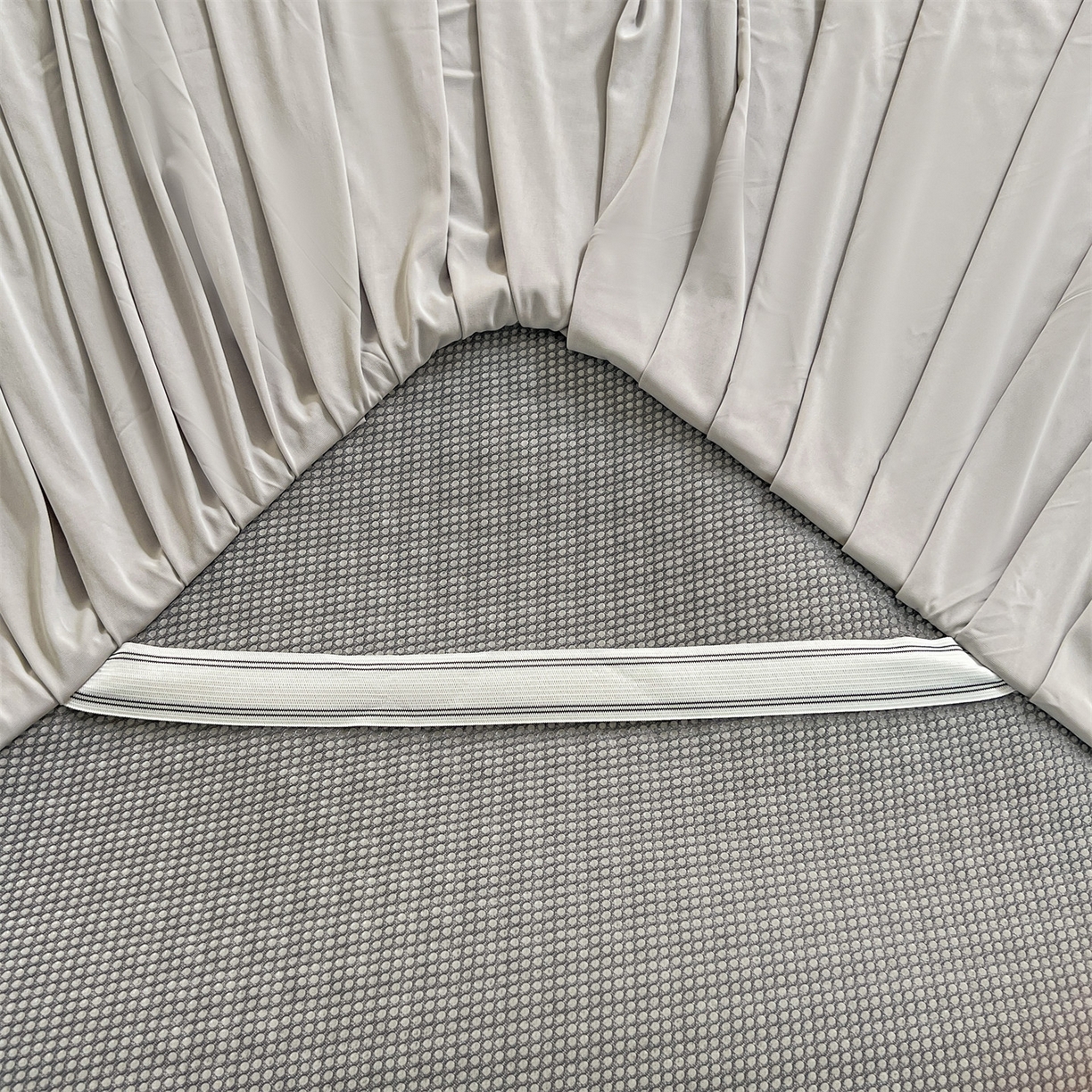 91家纺网 家纺一手货源 找家纺 （总）雯豆家纺 2026新款A类凉感丝花边床裙款凉席席子凉席