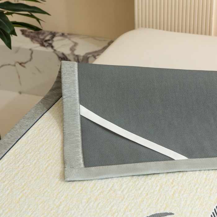 91家纺网 家纺一手货源 找家纺 （总）印季家纺 2026新款卡通大版提花冰爽凉感丝凉席席子