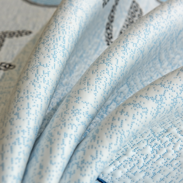 91家纺网 家纺一手货源 找家纺 印季家纺 2026新款卡通大版提花冰爽凉感丝凉席席子 大象