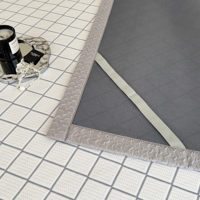 91家纺网 家纺一手货源 找家纺 （总）印季家纺 2026新款轻奢简约凉感丝泡泡席-格调凉席（床笠款）