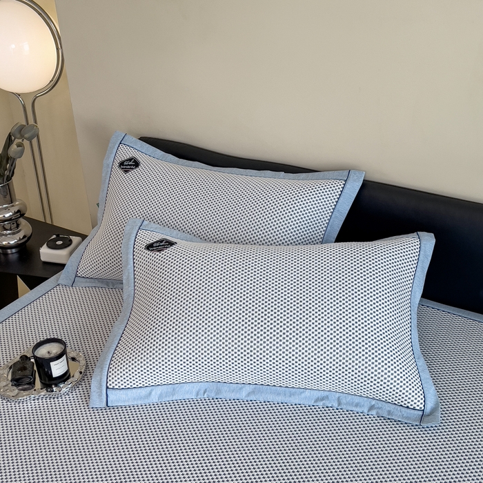 91家纺网 家纺一手货源 找家纺 （总）印季家纺 2026新款凉感系列-华夫格凉感丝软席（床席款）