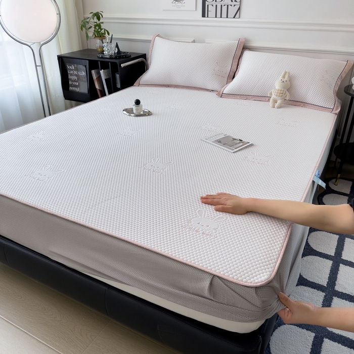 （总）印季家纺 2026新款凉感系列-卡通凉感丝泡泡软席（床笠款）