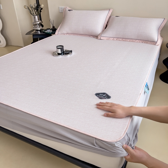 91家纺网 家纺一手货源 找家纺 （总）印季家纺 2026新款凉感系列-丝滑凉感丝软席（床笠款）