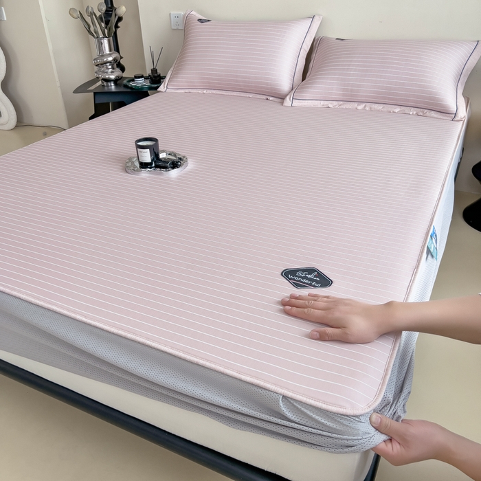 91家纺网 家纺一手货源 找家纺 （总）印季家纺 2026新款凉感系列-丝滑凉感丝软席（床笠款）