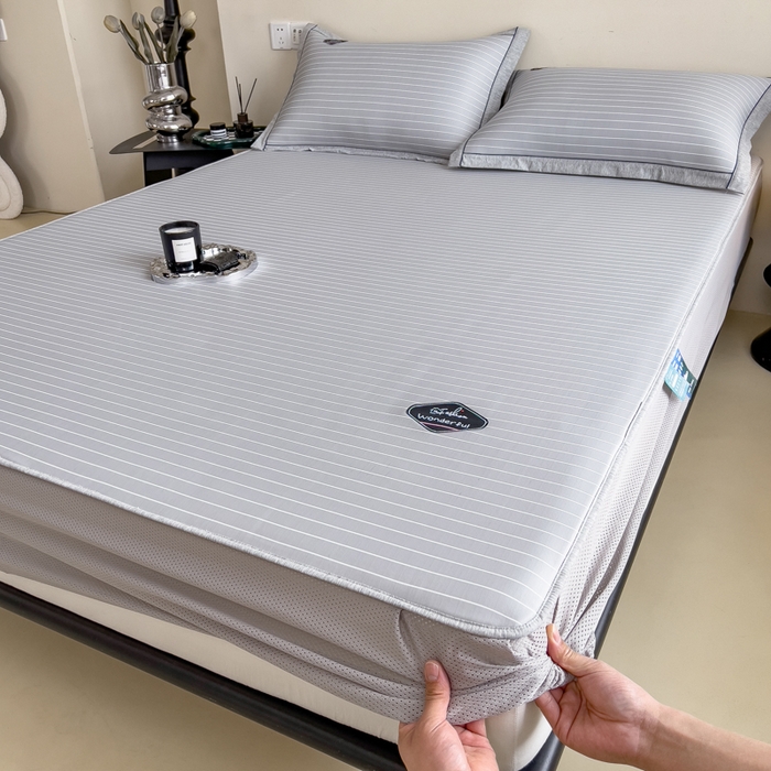 91家纺网 家纺一手货源 找家纺 （总）印季家纺 2026新款凉感系列-丝滑凉感丝软席（床笠款）