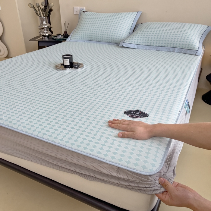 91家纺网 家纺一手货源 找家纺 （总）印季家纺 2026新款凉感系列-丝滑凉感丝软席（床笠款）