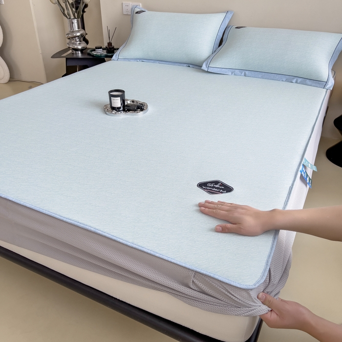 91家纺网 家纺一手货源 找家纺 （总）印季家纺 2026新款凉感系列-丝滑凉感丝软席（床笠款）